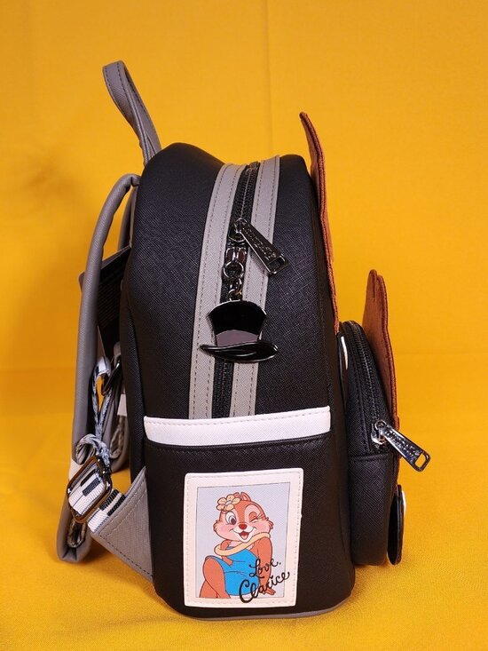 Loungefly Disney Chip N\' Dale Two Chips & A Miss Figural Mini Backpack NEW main image 11